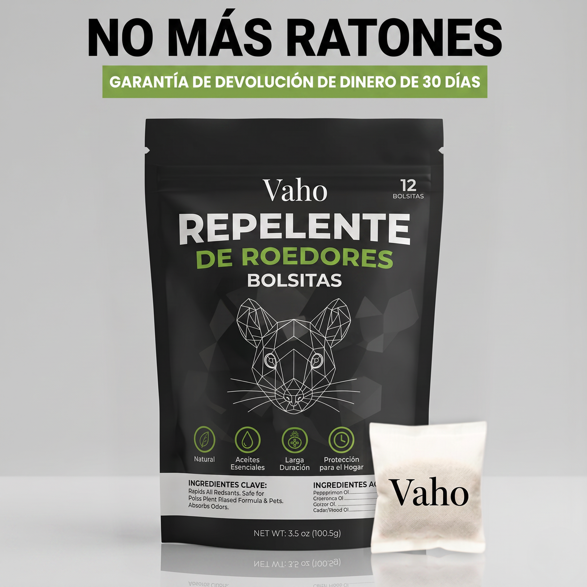 bolsas repelente de roedores